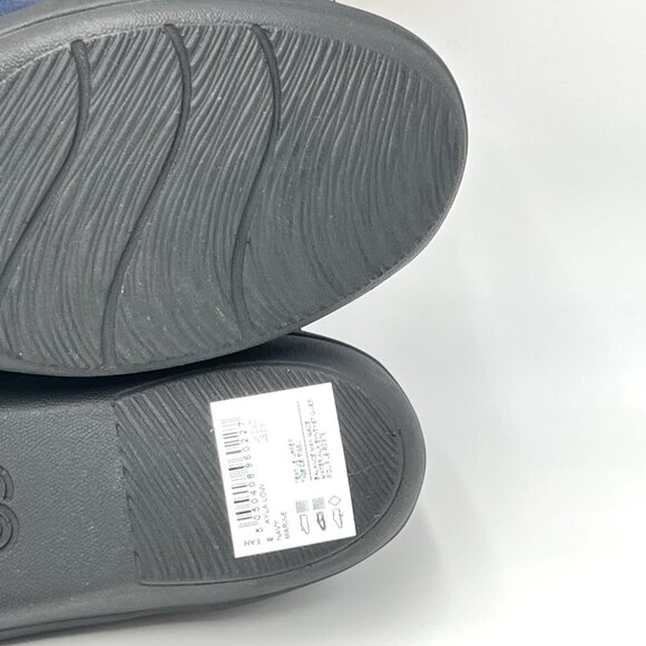 Clarks Womens Size 6 Ayla Low Blue Black Slip On Comfort Flats Loafers Shoes - Picture 13 of 14
